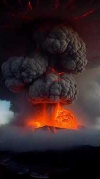 BEAUTY BORN FROM APOCALYPSE #volcano #ytshorts #shortvideo #fyp