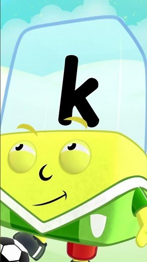 Kick the football with Alphablock K ⚽ | Learn to Read | ‪@officialalphablocks‬ #shorts