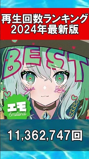 【Touhou Vocal】Views Ranking TOP 10【2024 latest】 #Shorts