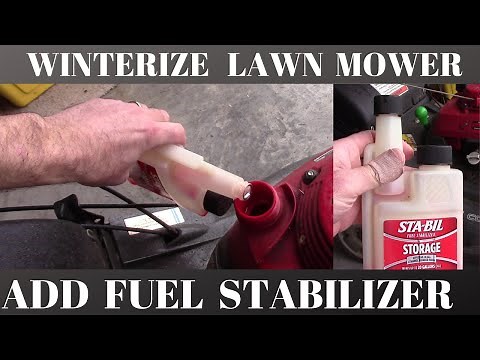 How to Winterize your Lawn Mower with Fuel Stabilizer