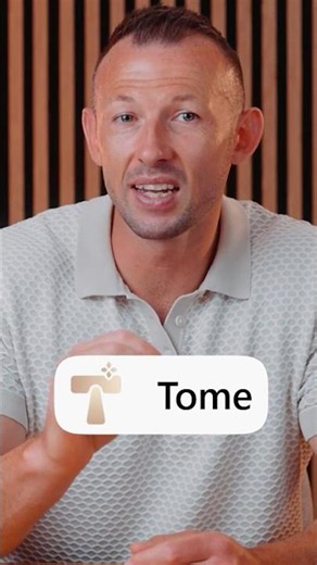 Tome | The presentation tool founders are actually using #ai #pitch #startup