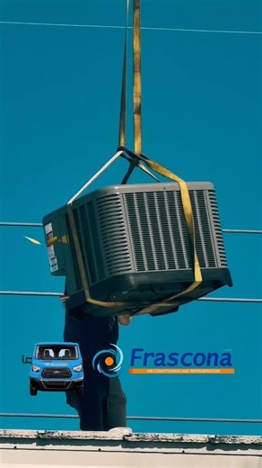 FRASCONA HVAC-R on Instagram: "🌟 **Installation Spotlight!** 🌟 Today, we proudly completed a **2-ton high-efficiency air conditioning system** for one of our loyal customers in **Fort Lauderdale**! To ensure a flawless setup, we utilized a crane to lift the condensing unit to the rooftop. 🚁 We handled all necessary permits and requirements for city approval, confirming our commitment to quality and compliance. Whether it’s commercial or residential, we deliver the best air conditioning soluti