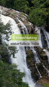 7.6M views · 14K reactions | Discover 5 breathtaking waterfalls in India that will leave you in awe!✨ #waterfallsofinstagram #indianwaterfall #hiddengems | Wego | Facebook