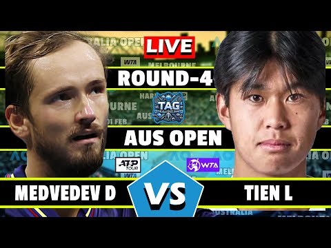 🔴LIVE: Medvedev D vs Tien L• Australian Open 2026 #round #Tien #Medvedev #tennis #wta #atp