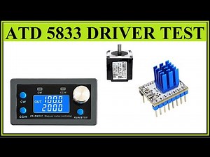 ATD5833 V6 XinDongWang RPM Driver Test * ZK-SMC01 Stepper Motor Controller * NEMA 23 57BYG250B