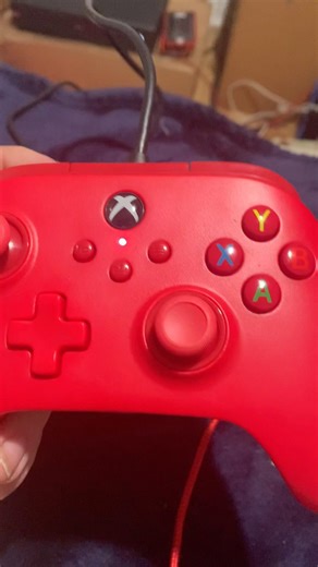 xbox one wired controller Powera Red controller ￼