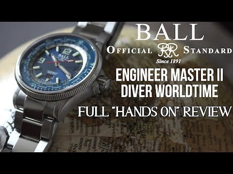 Ball Engineer Master II Diver Worldtime (2020) | Full "Hands On" Review | The Ball Watch Company