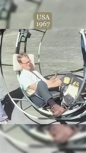 Step back in time to Stanford University, 1967! Meet the "Fun Wheel"—an eccentric motorized invention where the driver sits strapped inside a giant circular frame. New website up, check link in bio! | VibrantHistory