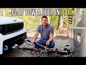 Flat tow an automatic in PARK, no miles accrued - EASIEST flat tow setup for RVs