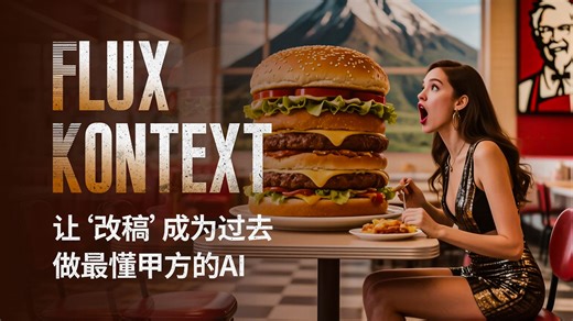 AI绘图只能学一个？那就它了，Kontext工作流上手教程，做最懂甲方的AI！