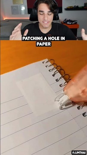 Patching A Hole In Paper