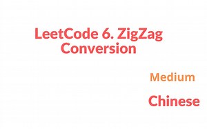 LeetCode 6. ZigZag Conversion