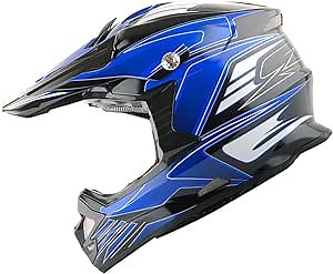 1Storm Adult Motocross Helmet ATV Dirt Bike BMX MX Downhill Mountain Helmet Track Style H819-5