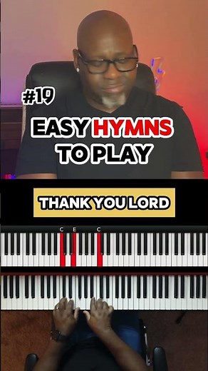 Thank You Lord (I Just Want To Thank You Lord) | Traditional Hymn with some advanced gospel chords |