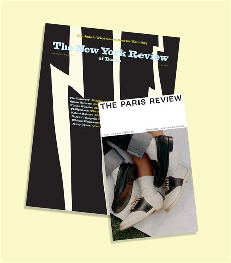 Through Labor Day, you really can have it all when you subscribe to both The Paris Review and The New York Review of Books for a combined price of $119. https://ssl.drgnetwork.com/ecom/nyb/app/live/subscriptions?org=NYB&publ=NY&key_code=EPLGPRB&type=S | The Paris Review