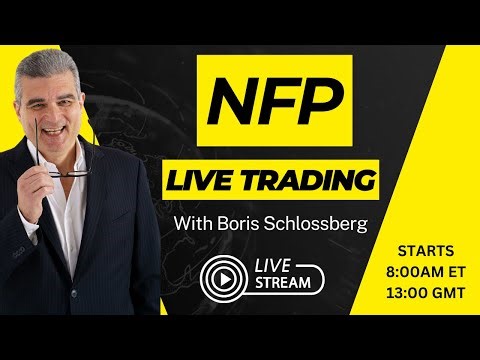 NFP Live Trading Nasdaq + Gold