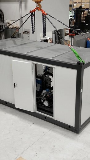 The success of a hydropower project is determined long before the turbine reaches its site. At our Austrian Technology and Manufacturing Hub, this container solution for a horizontal #Pelton turbine is pre-assembled with the highest level of accuracy to ensure smooth and efficient commissioning. ⚙️💧 The benefits of this compact turbine concept are clear: It enables fast installation, reduces costs, allows easy transport even to remote areas, and ensures long-term reliability through precise eng