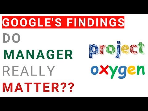 Do Managers really Matter | Findings of Google's Project Oxygen | MBA HR Case study analysis