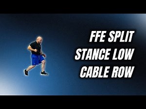 FFE Split Stance Low Cable Row - THIRSTgym.com