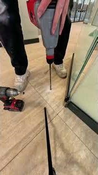 How I create a perfectly aligned hole for a door bolt