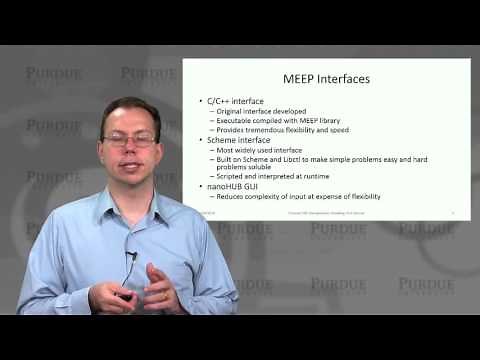nanoHUB-U Nanophotonic Modeling L3.9: MEEP - Basic Usage