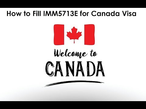 StepByStep - How to fill Canada Visa Form IMM5713E