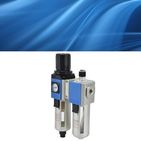 Air Compressor  Filter GFC300-08 GFC300-10 GFC300-15 Pressure Regulator Lubricator Combination Oil Water Separator, Improved Work Efficiency, Full Water and Particle Removal, 3 - Walmart.ca