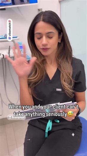 Patient: scared. Dentist: funny. Anxiety: gone.” #DentistLife #DentalHumor #vibematch #dentaltok #dentalphobia