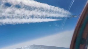 1.9M views · 10K reactions | A MiG-31 intercepted a U.S. Air Force Rivet Joint spy aircraft over the Pacific | AIRLIVE.net | Facebook