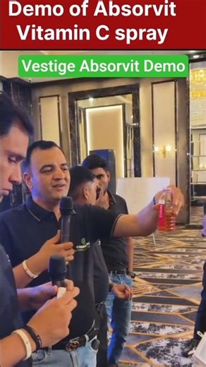 Absorvit Vitamin C spray Demo#totallheallth #vestige #vitaminc