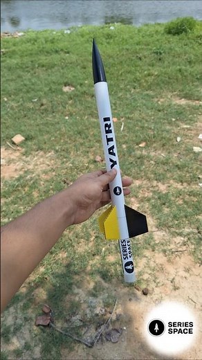 Yatri Model Rocket launch #sugarrocket #experiment #chemistry #modelrockets #shorts #isro #rocketry