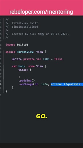 The @Binding Mistake Every SwiftUI Developer Makes