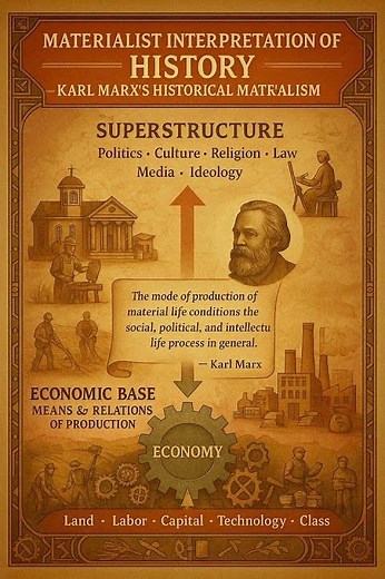 Materialist Interpretation of History – Karl Marx’s Historical Materialism Explained #upsc