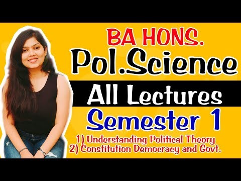 BA HONS. POLITICAL SCIENCE ALL LECTURES | UPT & CGD LECTURES | STUDYSHIP WITH KRATI 2