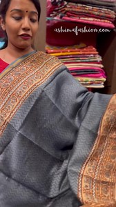 1.6K views · 24 reactions | Discover the perfect saree for your everyday wear! This Chanderi saree is designed to offer comfort and style, making it ideal for your daily outfits. With its affordable price of only ₹3400, you can effortlessly elevate your look. Have any questions? Just message us on WhatsApp at 9895355800. #EverydaySaree #ComfortableStyle | AshimaFashionstore | Facebook