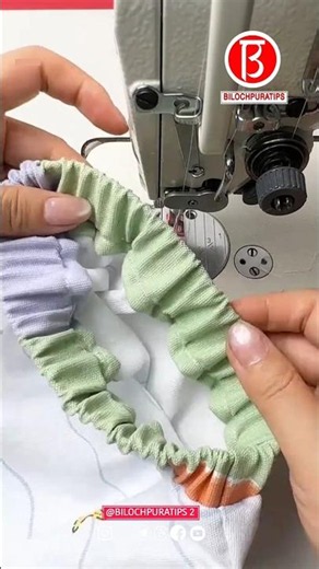 Attaching the waistband this way without using a serger. Sewing Tutorial