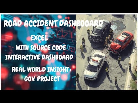 Road Accident Analysis Dashboard using Excel | Complete Project with Source File