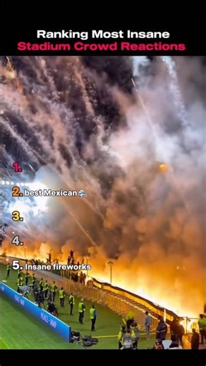 Most Insane Stadium Crowd Reactions #stadium #football #footballshorts #footballvideo #crowd