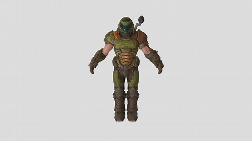 Doom Slayer - Download Free 3D model by irons3th
