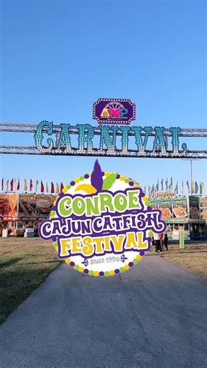 🚨Gates open for day 1 of Conroe Cajun Catfish Festival at the Montgomery County Fairgrounds Tell your friends. Bring your friends. Come meet new friends. Presented by @friends_of_conroe 🤠 #conroecajuncatfishfestival #festivalfun #conroetx #livemusic #texasevents #festivalvibes | Conroe Cajun Catfish Festival