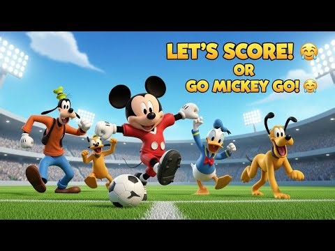 Mickey Mouse Football Fun with Friends | “Pass the Ball, Team!” ⚽🐭
