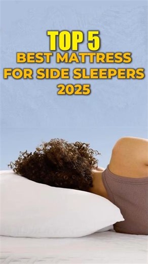 Best Mattress for Side Sleepers 2025 – TOP5 #shorts #top5best #bestmattress