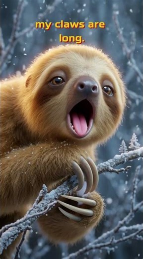 Giant Sloth Had Claws the Size of Swords 🦥❄️ #AnimalFacts #IceAge #FunFacts