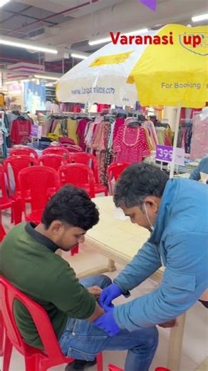 🔥 Smart Bazar Blood Test Camp! Free Checkup Dr Lal PathLabs | 100+ Patients! #Shorts