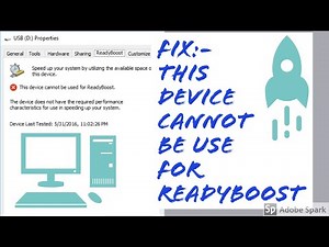 Fix: This Device cannot be use for Ready-Boost | Tech Dec |