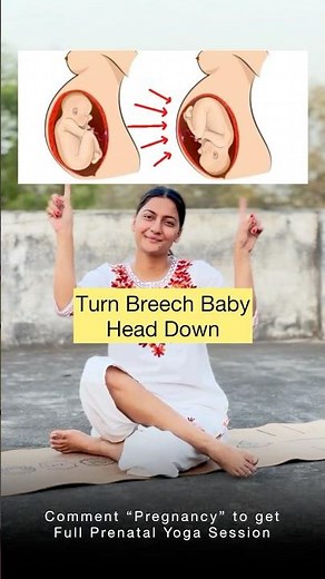 How to Turn a Breech Baby Head Down at Home (100% Natural!) #pregnancy #breechbaby #naturaldelivery