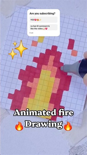 It took me hours, but look how this fire moves!😱🔥#PixelAnimation #animation #ArtProcess #fyp
