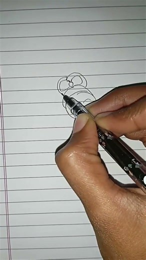 babies doll drawing easy