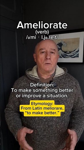 Ameliorate! English Pronunciation, Meaning, Synonyms, Etymology, and Examples!