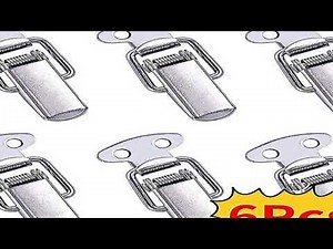 6/12PCS Toggle Latches Spring Loaded Clamp Clip Case Box Latch Catch Toggle Tension Lock Lever Cla